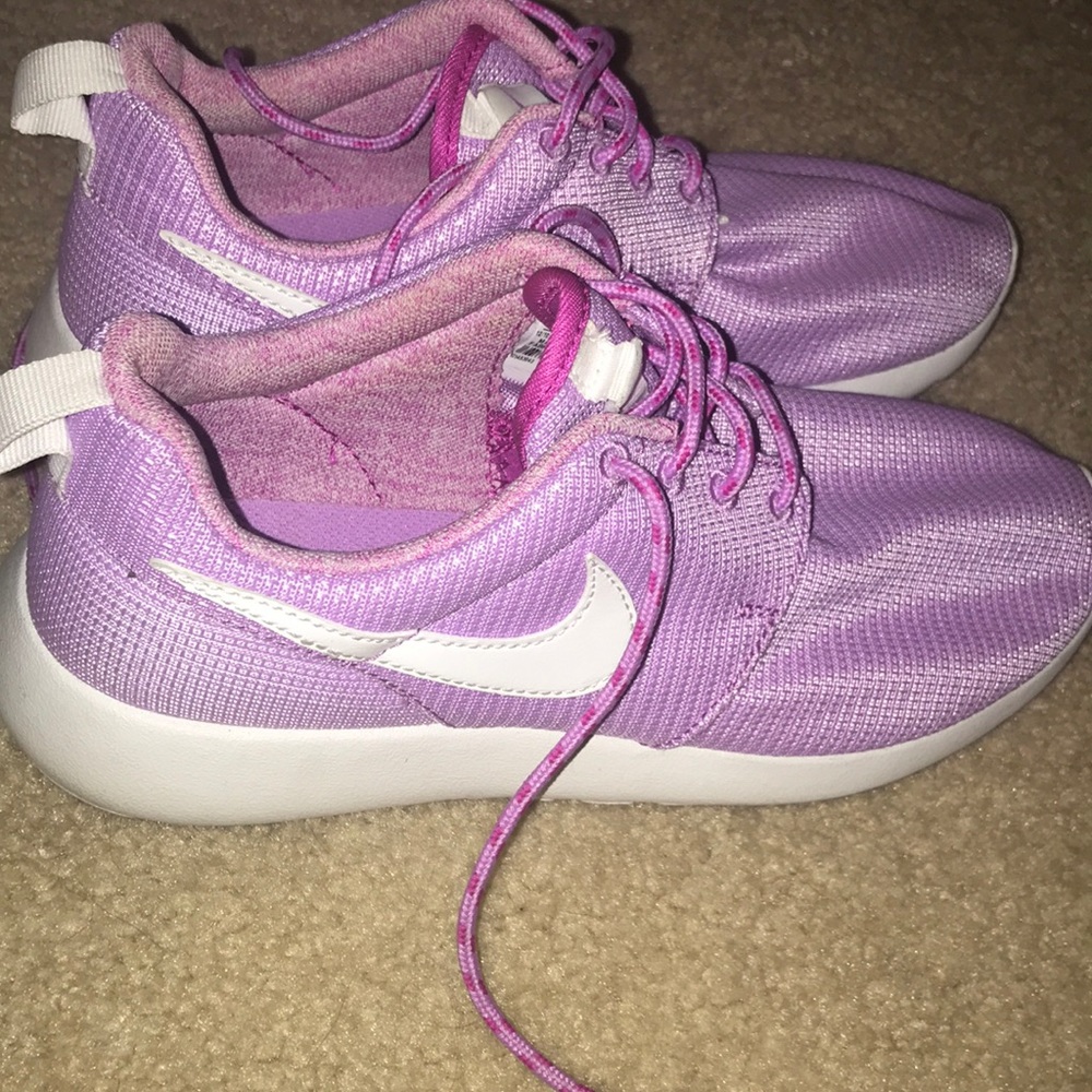 New purple Nike Roshe Running shoes
